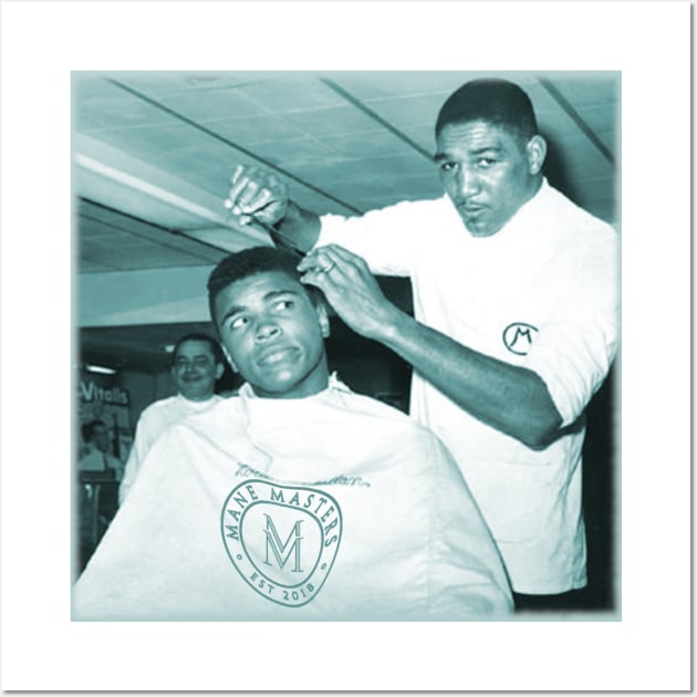 Mane Masters Barbershop - Ali Wall Art by Gym & Juice Designs